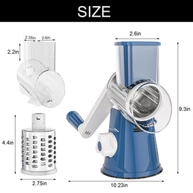 Cambom deep-blue finish; stylish addition to any kitchen setup.
