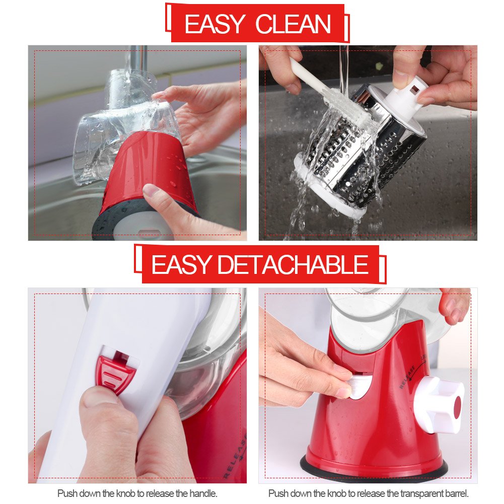 Cambom free cleaning brush included for easy cleanup.