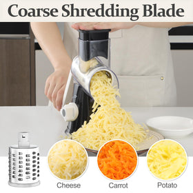 Cambom non-slip suction base keeps the grater stable during use.