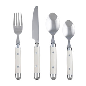 Cambridge Jubilee 16-piece flatware set with dishwasher-safe design for easy cleanup.