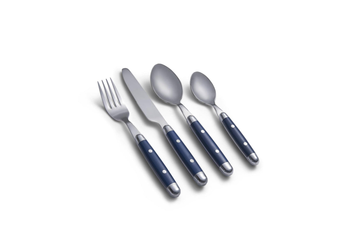 Cambridge Jubilee Blue dinner knife offering reliable cutting and vintage look.