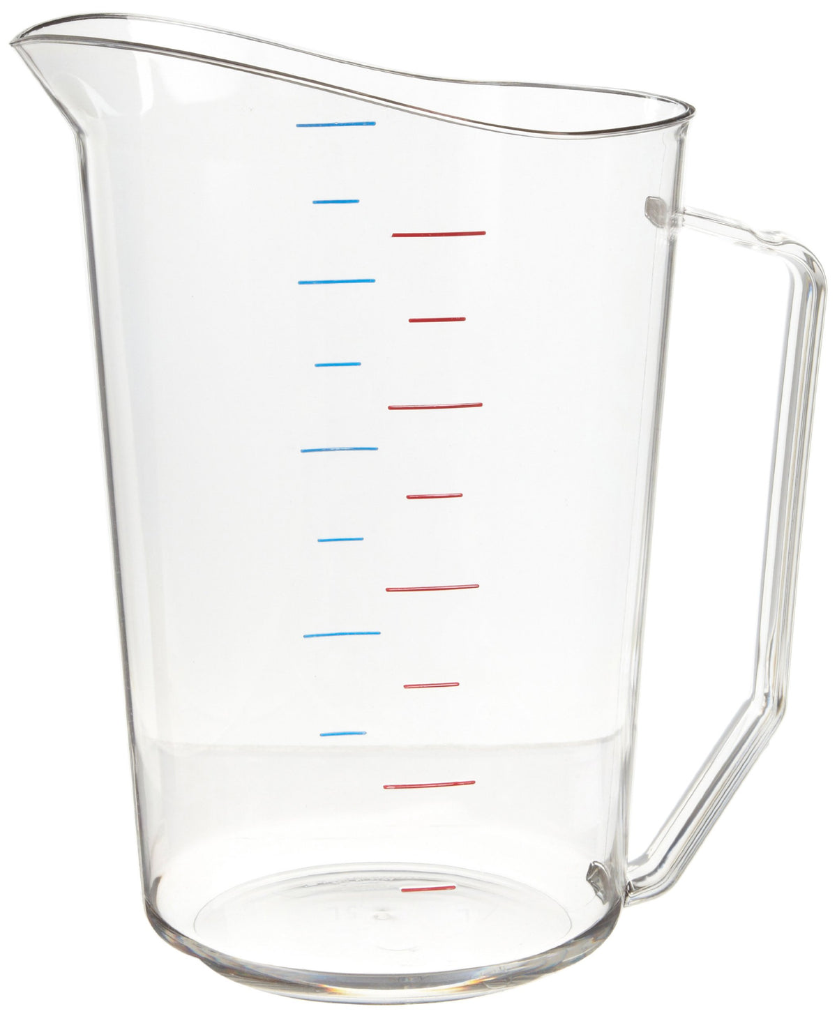 Cambro 400MCCW135 measuring cup side view highlighting molded handle for comfortable pouring