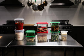 Cambro baking storage container ideal for flour and sugar.