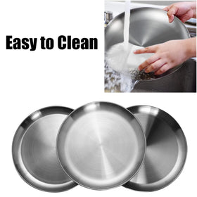 CAMBUY portable steel plate perfect for picnics and outdoor dining.