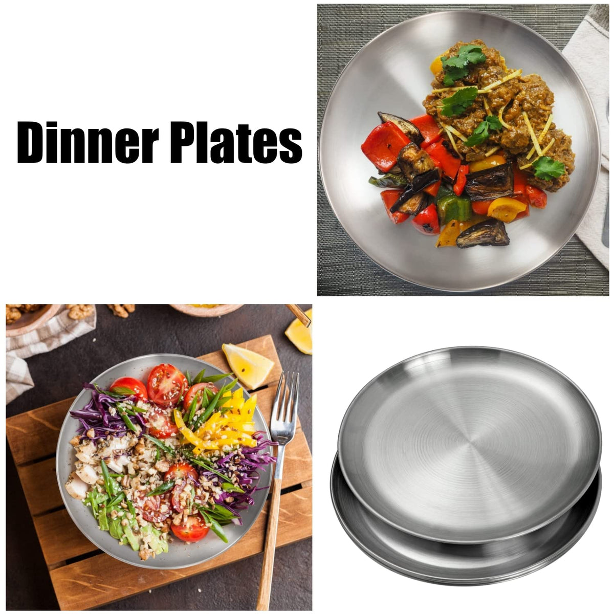 Outdoor BBQ scene with CAMBUY plates resisting dents and keeping meals organized
