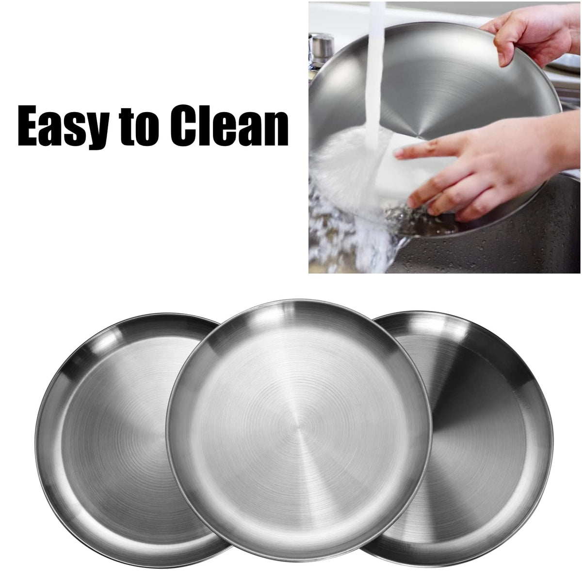 Restaurant-grade CAMBUY plates provide sturdy, long-lasting construction for daily use