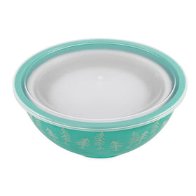 Camco bowls stacked with lids showing secure storage design