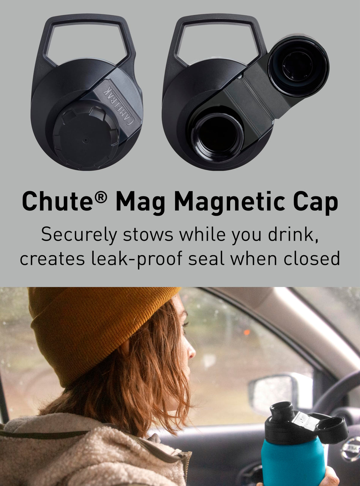 CamelBak Chute Mag 25oz bottle is dishwasher safe for easy cleaning