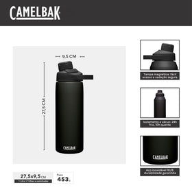 CamelBak Chute Mag 32oz leak-prevention design keeps bags dry during travel.
