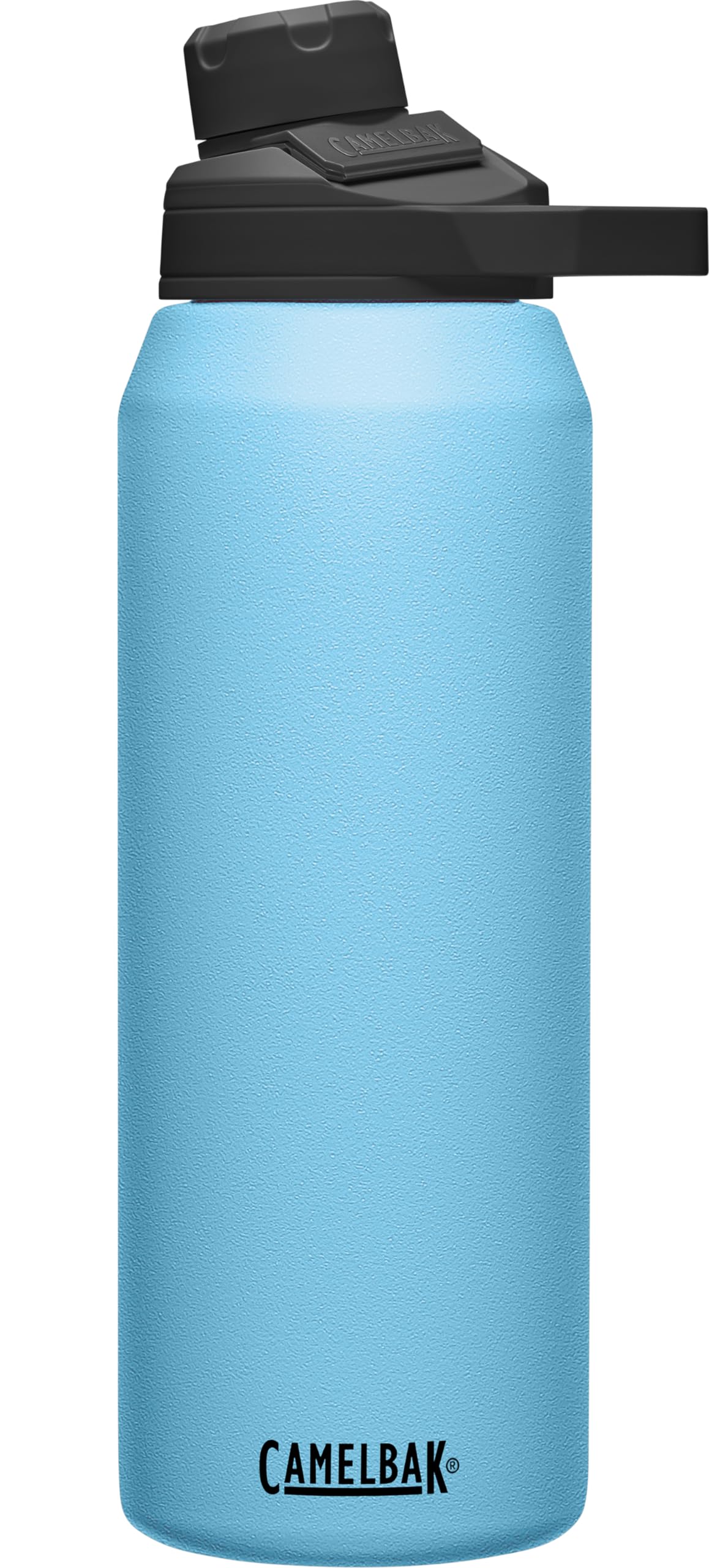 CamelBak Chute Mag 32oz Nordic Blue cap shows magnetic sip for leak-free use.