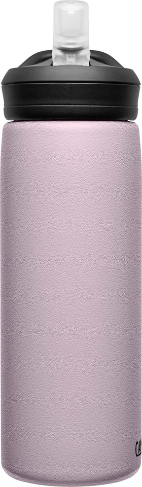 CamelBak Eddy+ 20oz stainless steel body highlighting durable construction.
