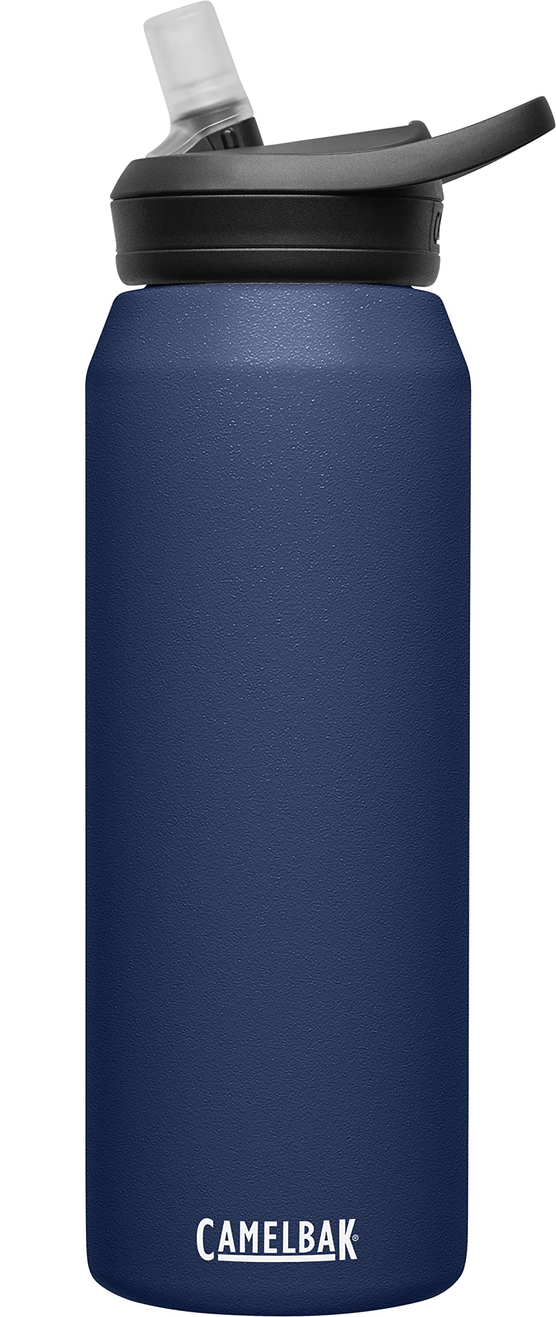 CamelBak Eddy+ 32oz navy bottle front view for on-the-go hydration.
