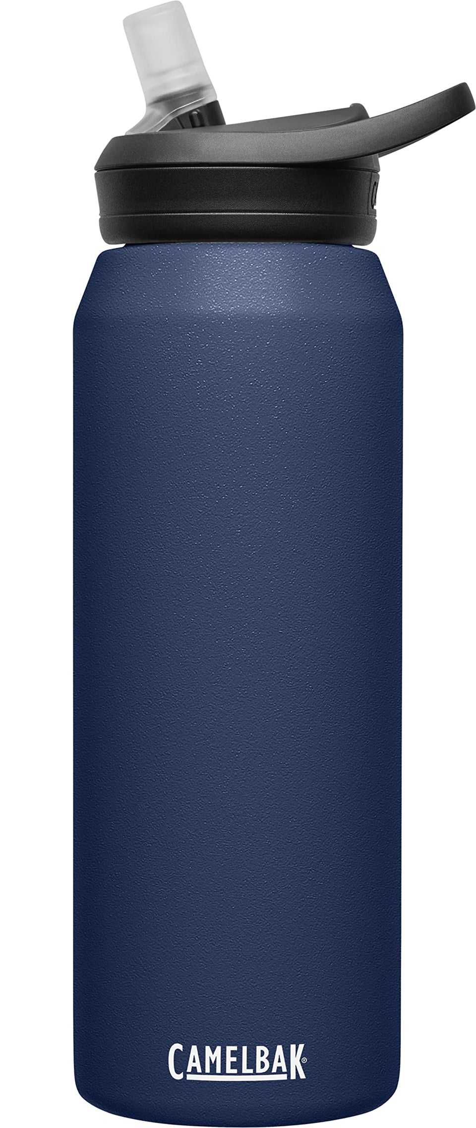 CamelBak Eddy+ 32oz navy bottle front view for on-the-go hydration.