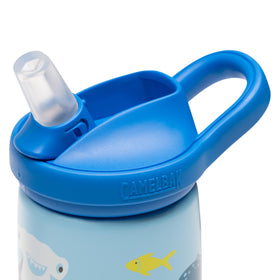 CamelBak Eddy+ Kids bottle features spill-proof design for easy, on-the-go beverages.