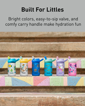 CamelBak Eddy+ Kids carry handle enables easy on-the-go hydration