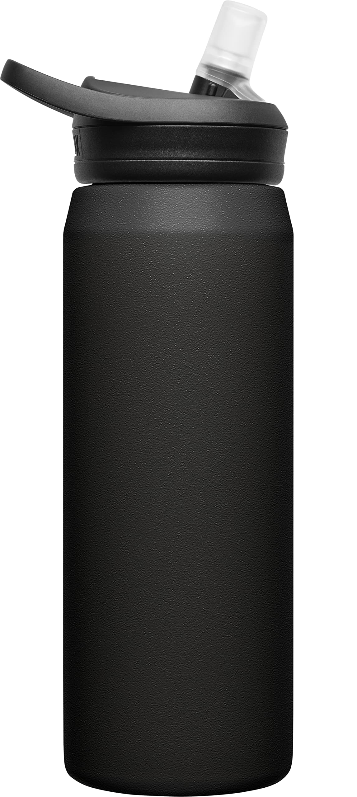 CamelBak Eddy+ leak-proof lid demonstrates secure, spill-free transport.