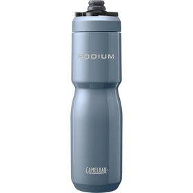 CamelBak Podium Steel insulated bottle in Pacific keeps drinks cold for hours on hot rides.