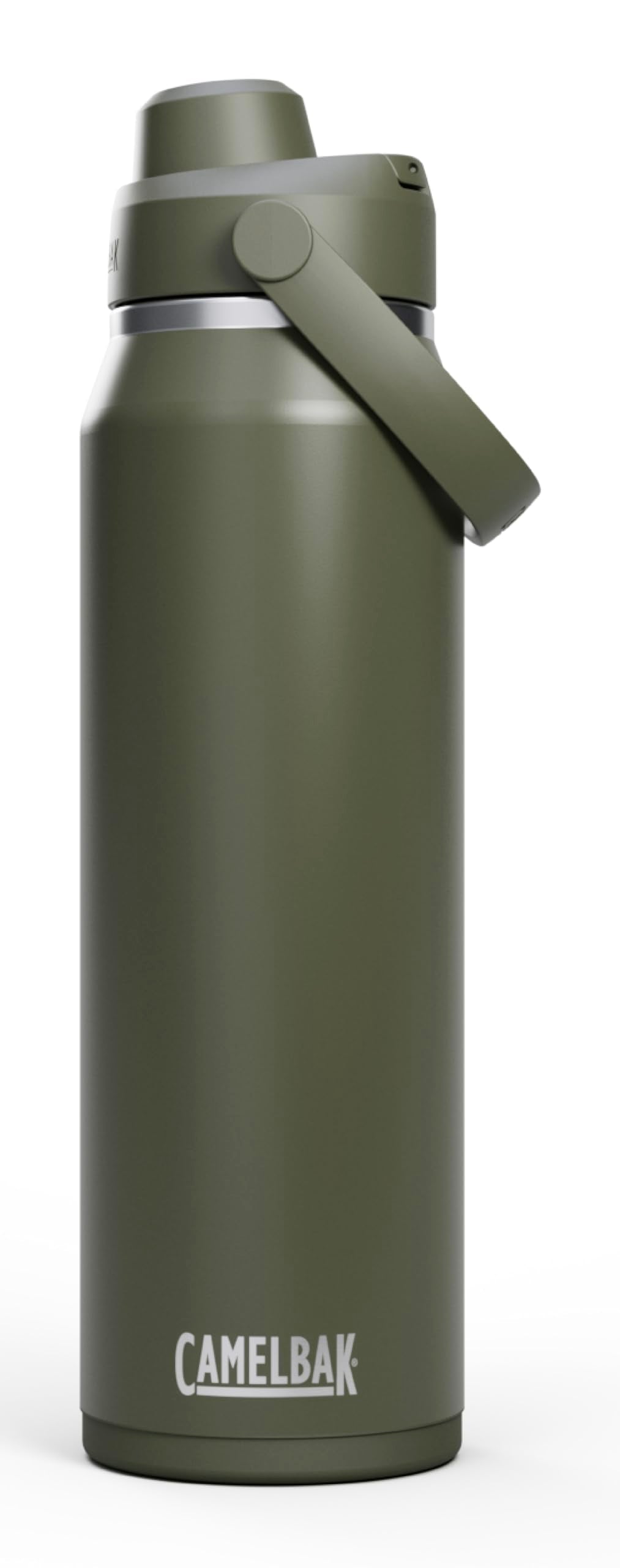 CamelBak Thrive Chug bottle with lid close showing spill-free design for on-the-go use