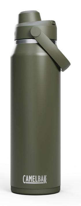 CamelBak Thrive Chug bottle with lid close showing spill-free design for on-the-go use