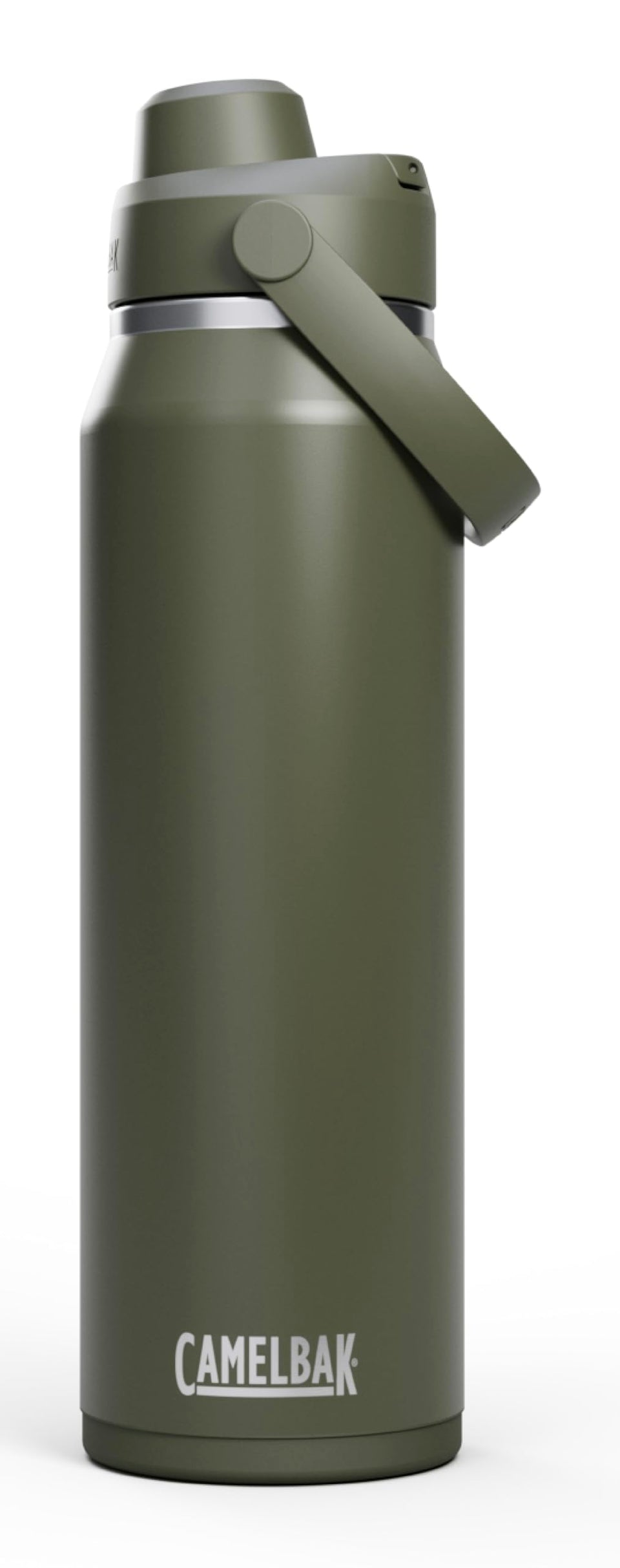 CamelBak Thrive Chug bottle with lid close showing spill-free design for on-the-go use