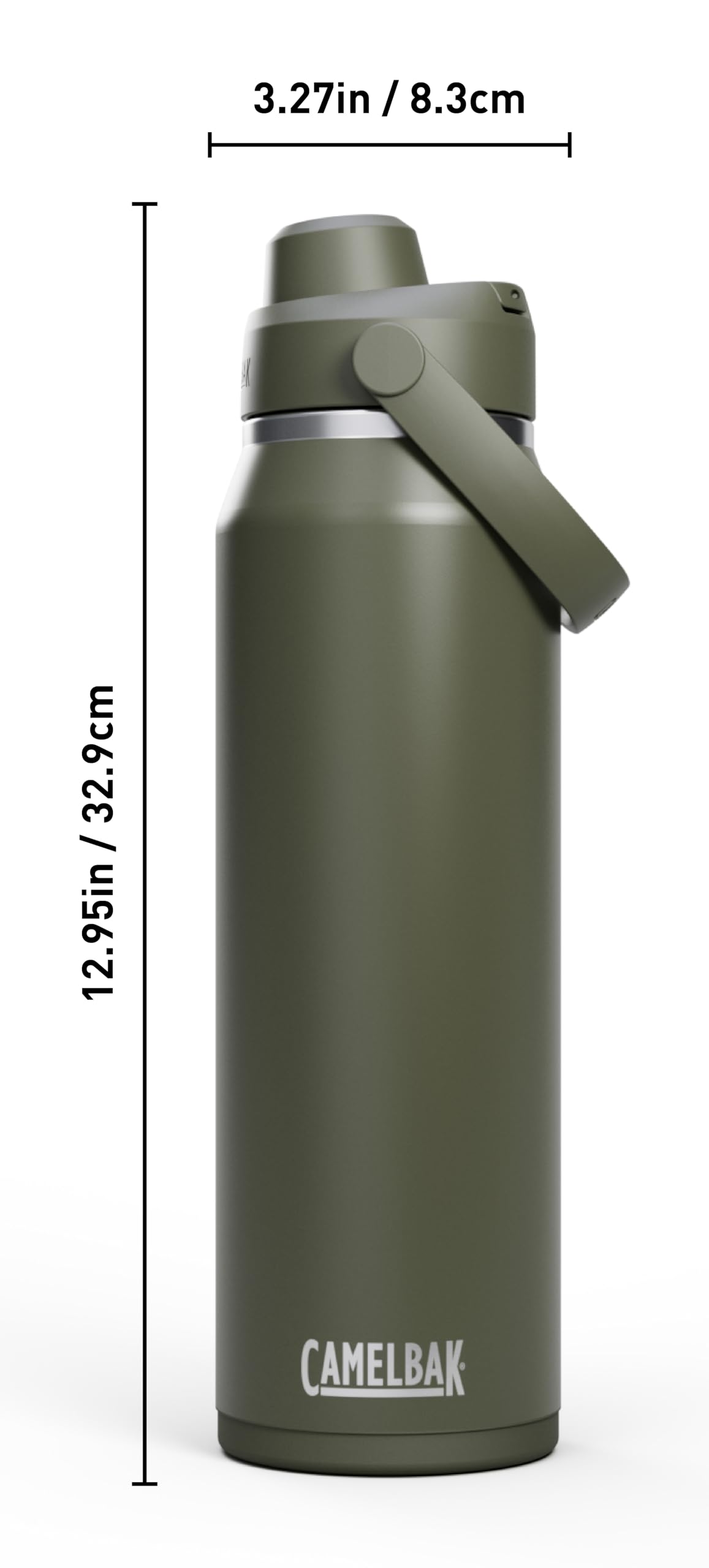 CamelBak Thrive Chug bottle exterior remains sweat-free during workouts