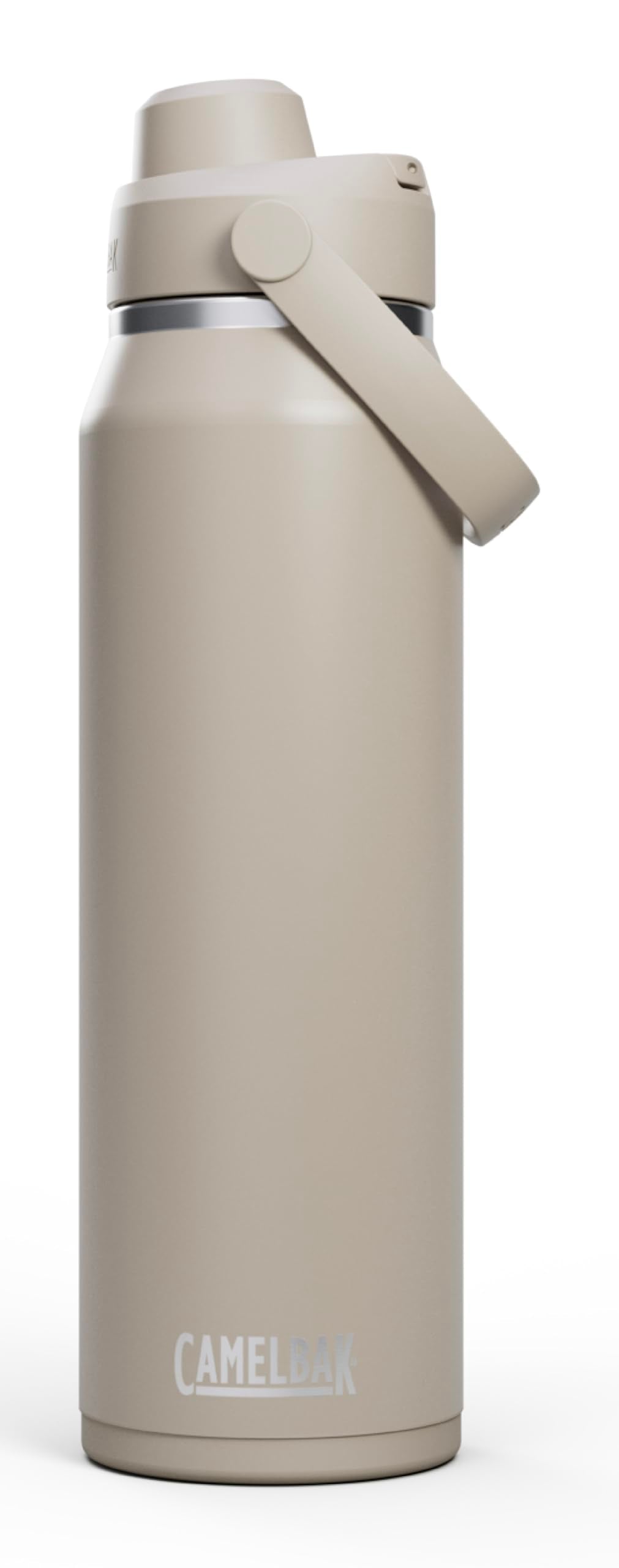 CamelBak Thrive Chug bottle front view showing a sturdy insulated design for all-day hydration