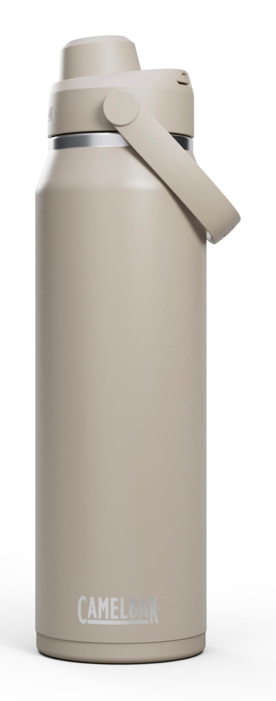 CamelBak Thrive Chug bottle front view showing a sturdy insulated design for all-day hydration