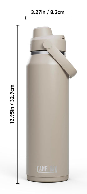 CamelBak Thrive Chug lid closeup highlighting leak-proof performance on the go
