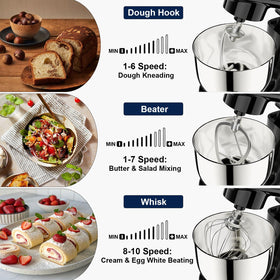Camic stand mixer digital timer display for precise timing