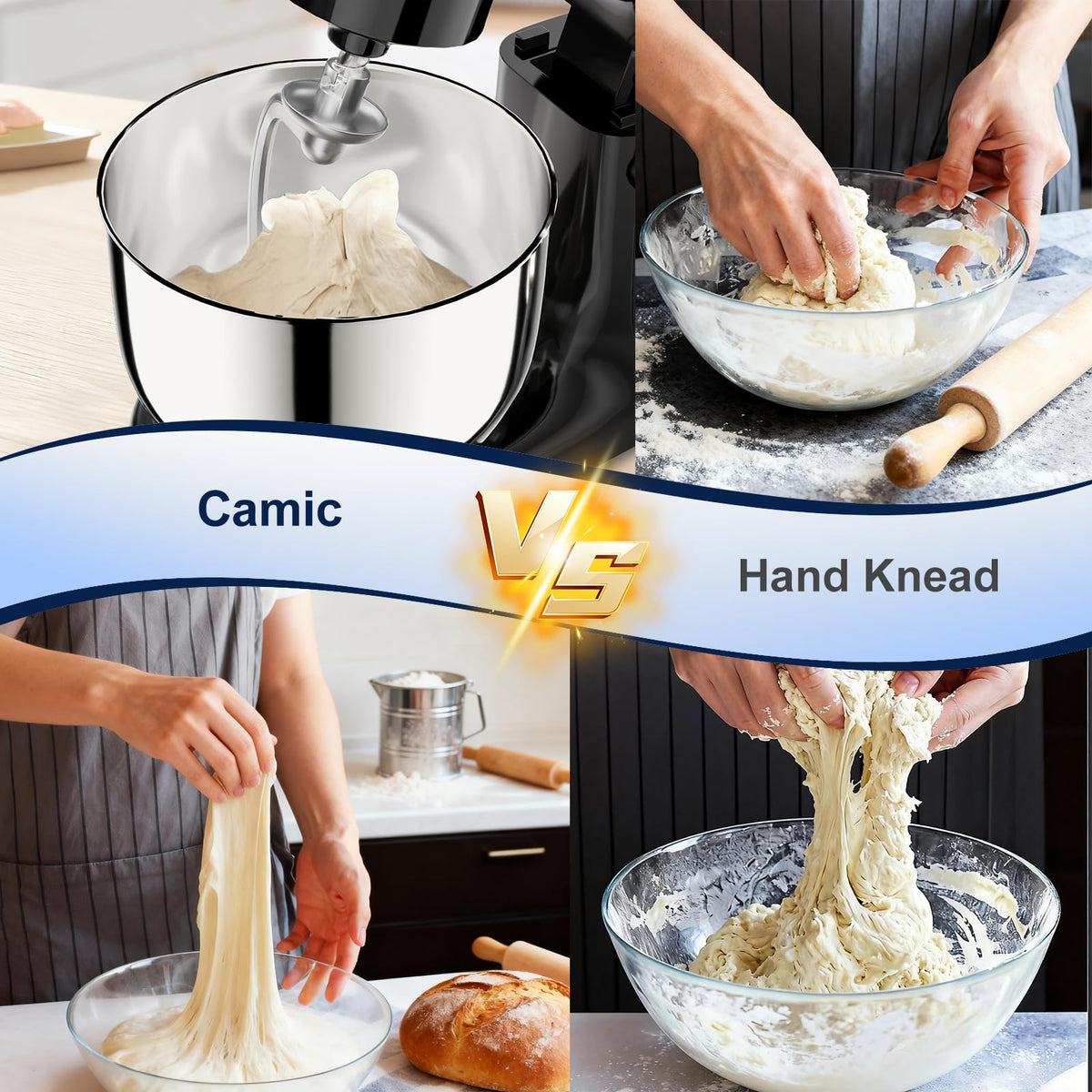 Camic stand mixer modern design adds style to the kitchen
