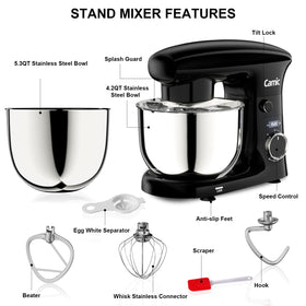 Camic stand mixer quiet operation for peaceful baking sessions