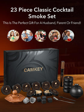 CAMKEY old fashioned smoker kit ready for classic bourbon drinks