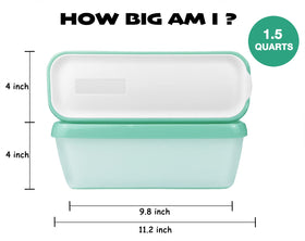 CAMKYDE BPA-free materials ensure safe, flavorful freezer storage.