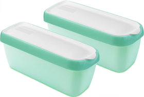 CAMKYDE double-wall insulation ice cream containers keep desserts cold and creamy.