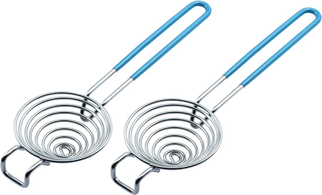 CAMKYDE egg separator blue angled view for quick yolk separation