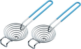 CAMKYDE egg separator blue angled view for quick yolk separation
