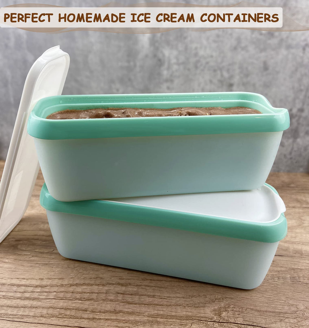 CAMKYDE lids snap-fit design seals flavor and protects from freezer burn.