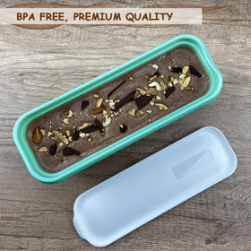 CAMKYDE mint green color ice cream containers brighten and organize your freezer.