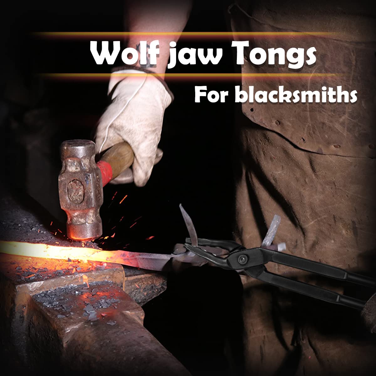 Camoo Professional and beginner-friendly tongs suitable for a range of forging tasks.