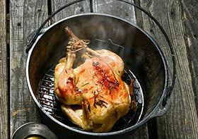 Camping Moon multi-cookware compatibility with round pots