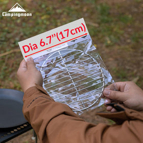 Camping Moon steaming rack elevates foods for efficient steaming