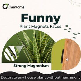 Camtoms funny plant decor magnets brighten indoor spaces with whimsy