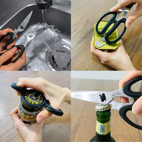 Anti-rust Japanese stainless steel blades offer lasting sharpness and reliability.