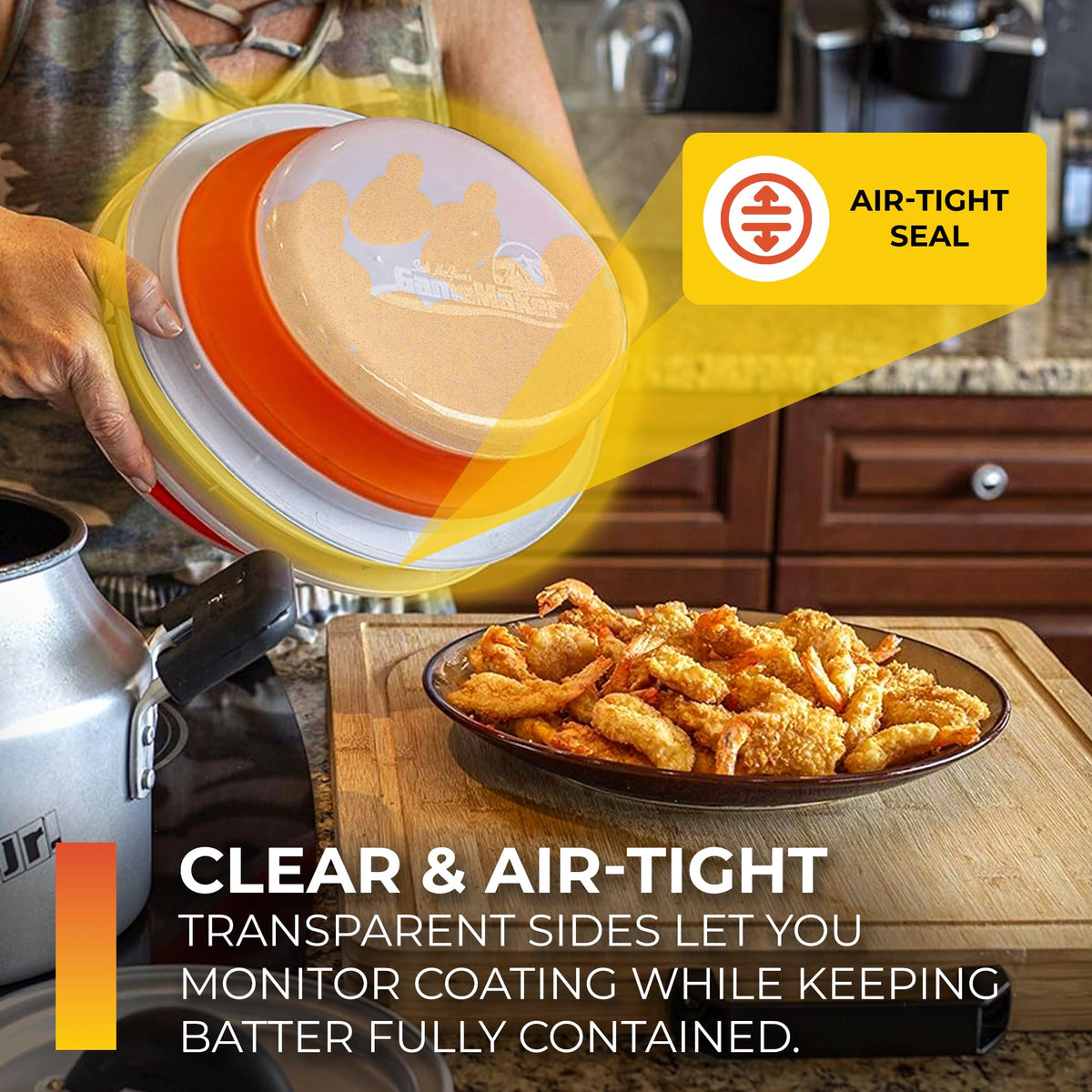 CanCooker batter bowl ideal for fish fry breading