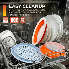 CanCooker Batter Bowl XL airtight seal keeps batter contained during mixing.