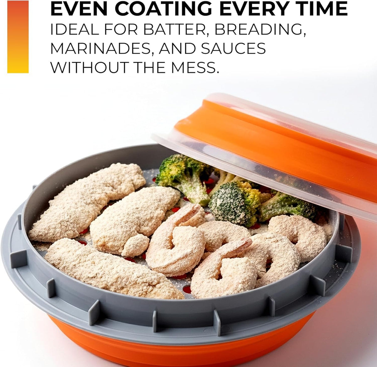 CanCooker Batter Bowl XL compact storage fits in small kitchens and cabins.