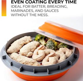 CanCooker Batter Bowl XL compact storage fits in small kitchens and cabins.