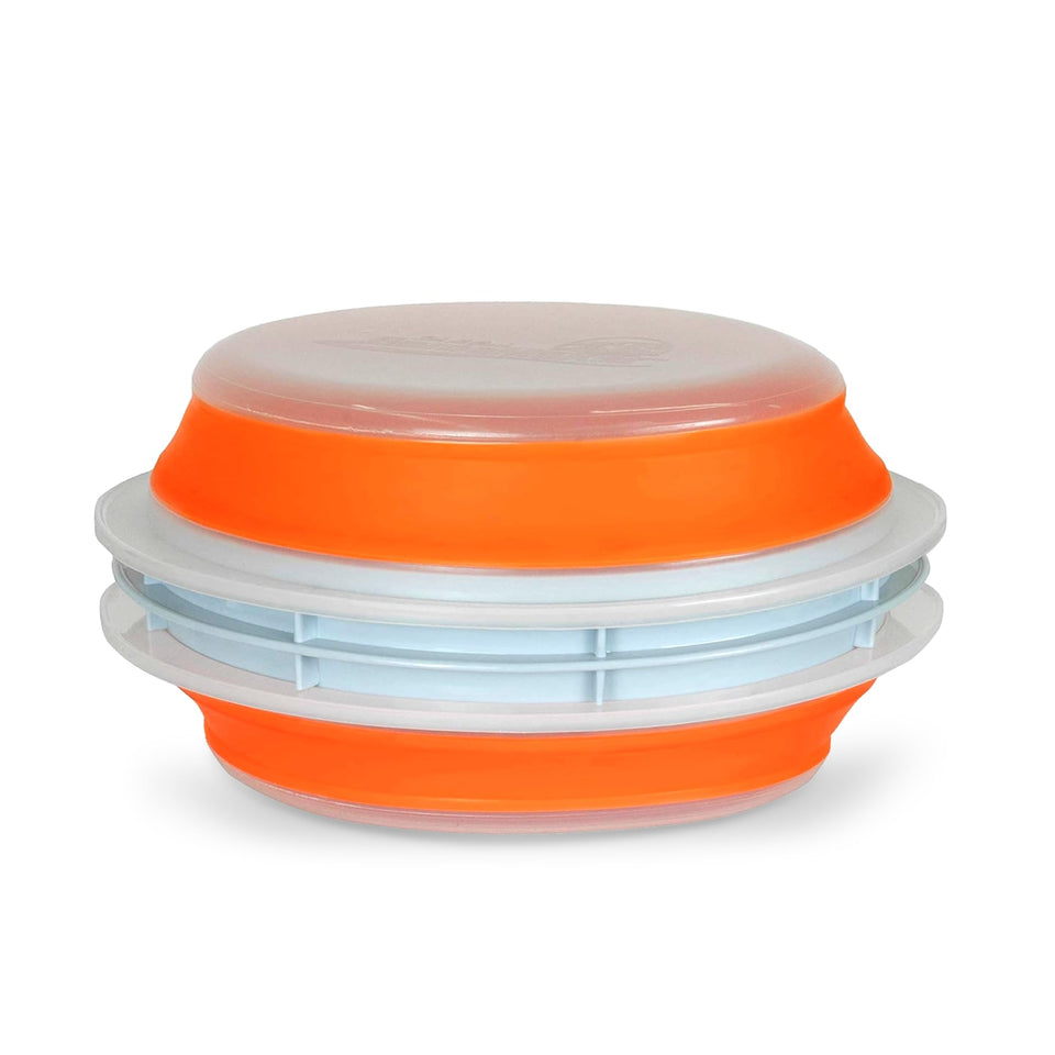 CanCooker collapsible batter bowl for compact storage during prep