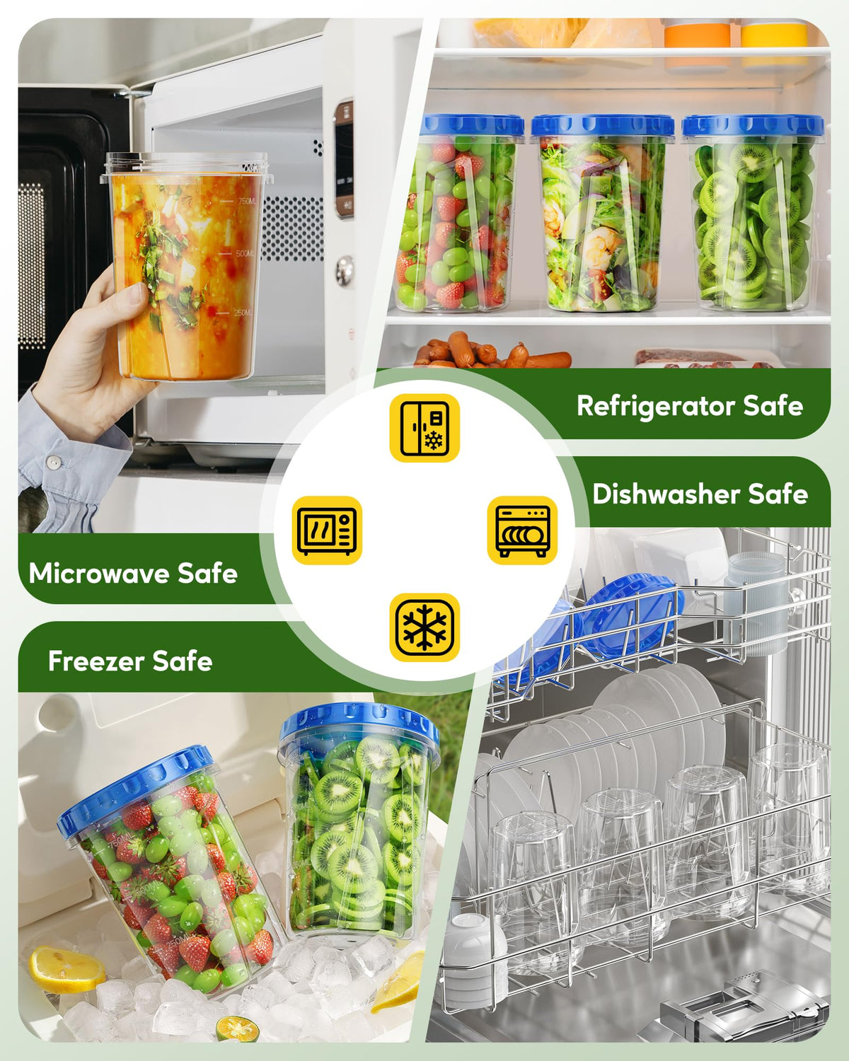 Canfanni leak-proof twist-top lid seals in freshness during transport