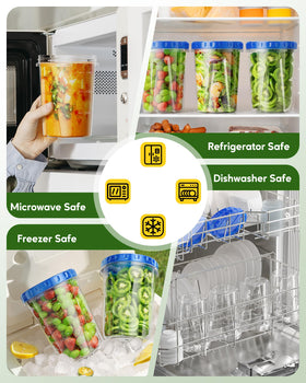 Canfanni leak-proof twist-top lid seals in freshness during transport